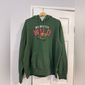 47 Brand Minnesota Wild Forest Green Hoodie